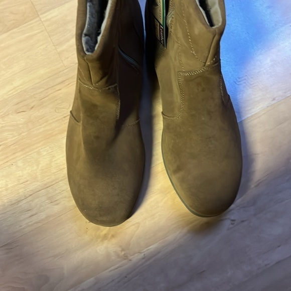 NWT Northwest Territory Tan Suede Quilted Men’s Weatherproof Boots size 12 - Picture 6 of 6